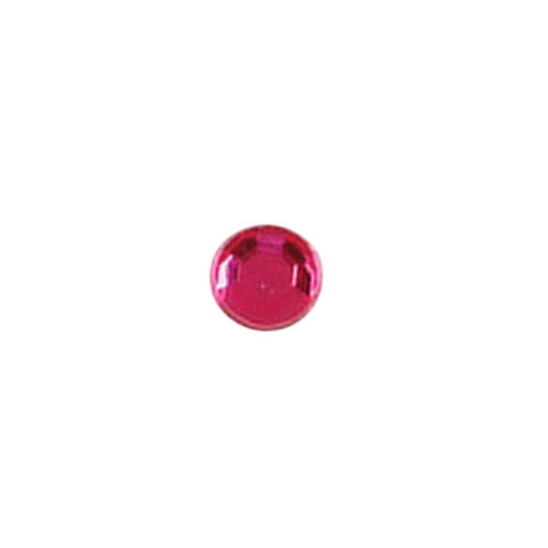 9mm Round Acrylic Rhinestones 100pc Fuchsia