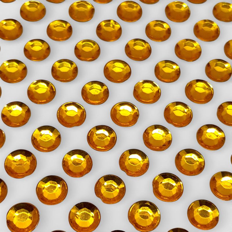 6mm Round Gemstone Gold 190pcs