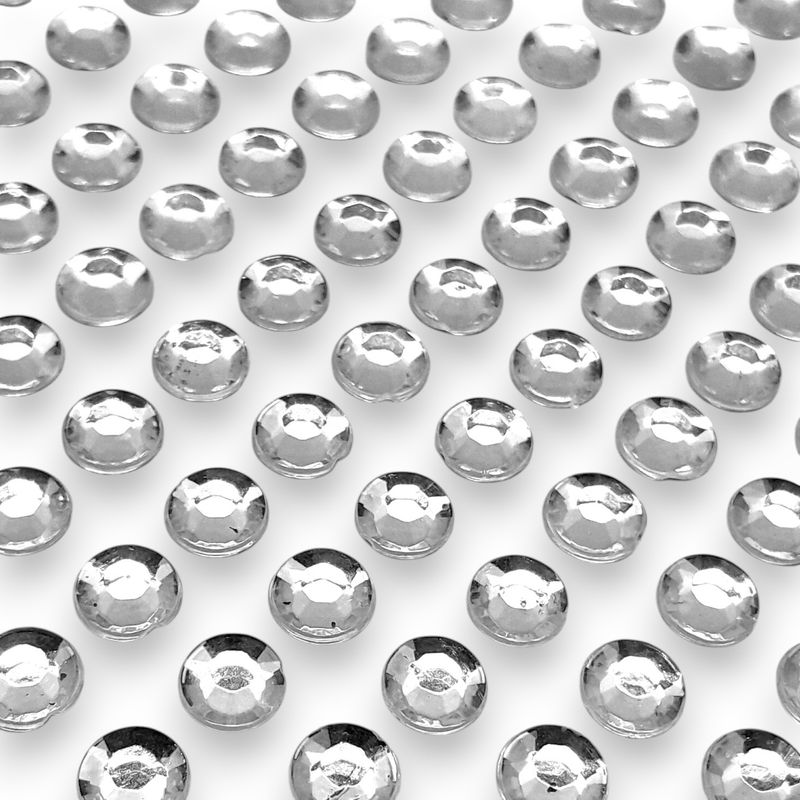 6mm Round Gemstone Silver 190pcs
