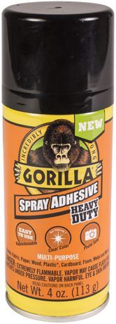 4oz Gorilla Multipurpose Heavy Duty Spray Adhesive
