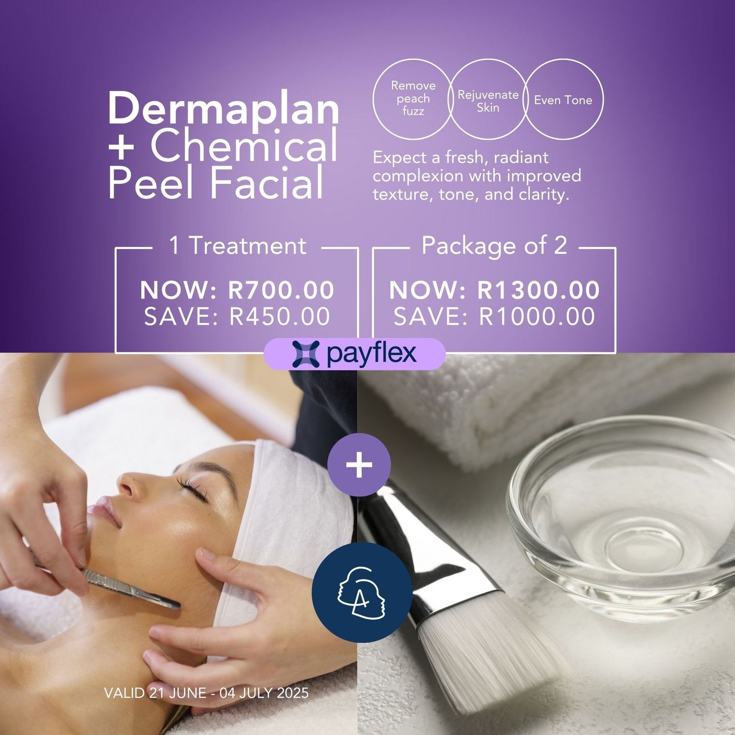 Dermaplan + Chemical Peel Facial