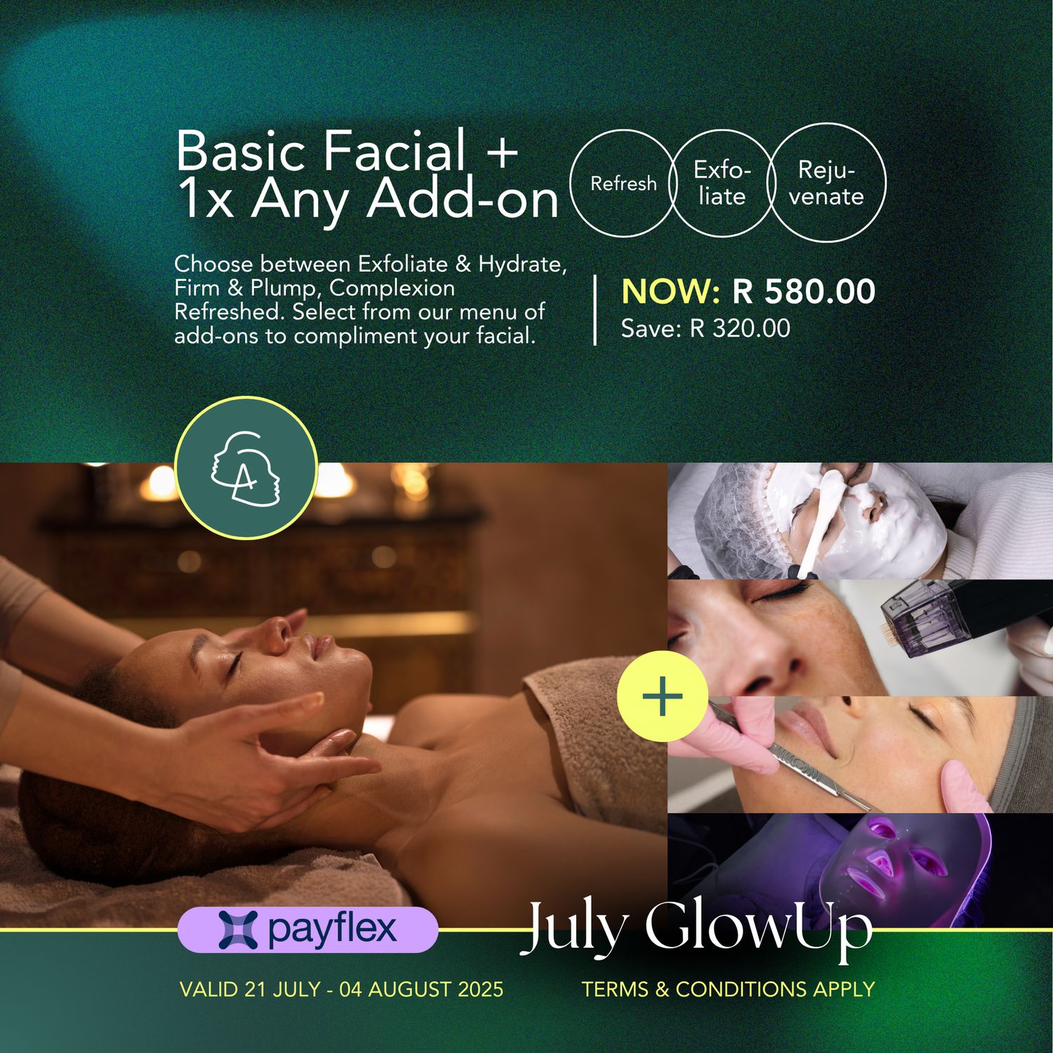 Basic Facial + Any Add-On