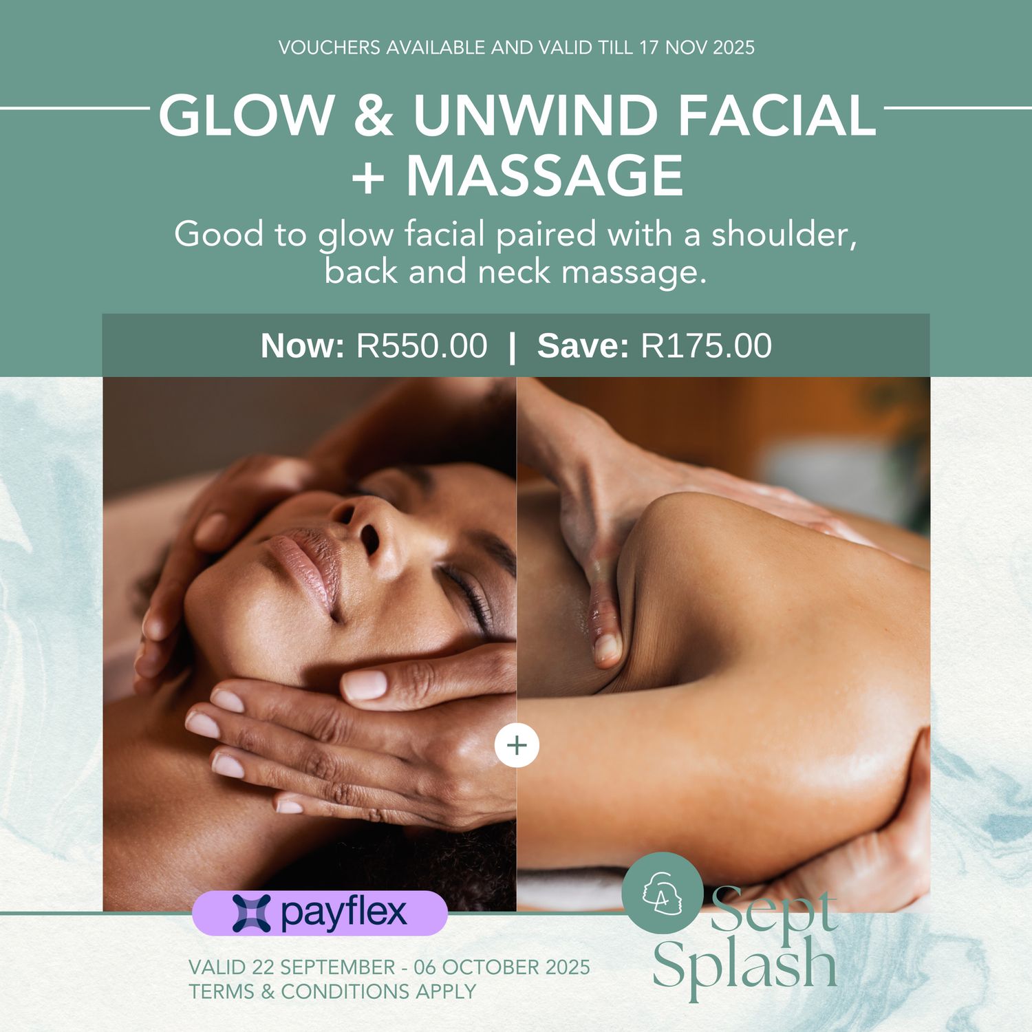 Glow & Unwind Facial + Massage