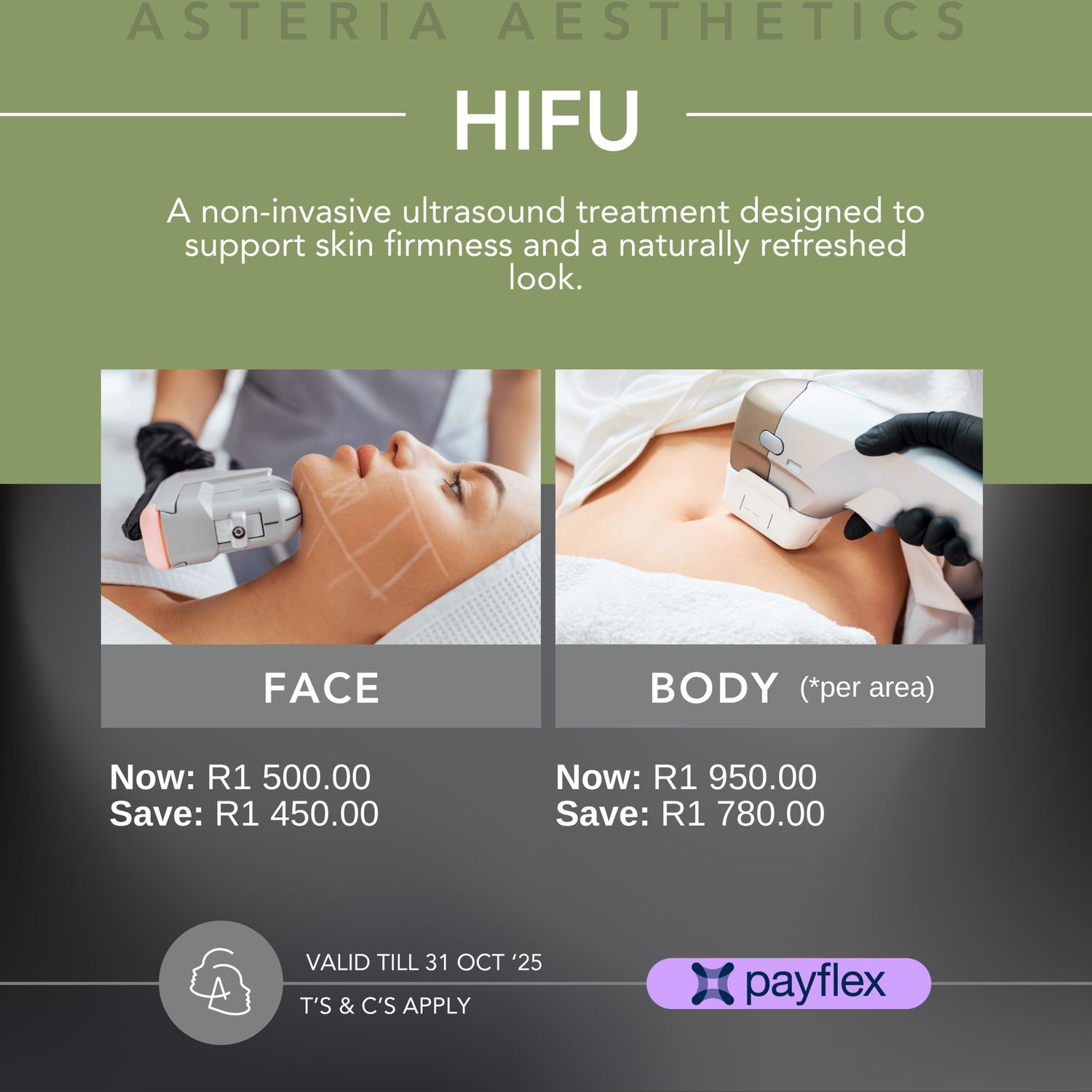 HIFU Body (*per area)