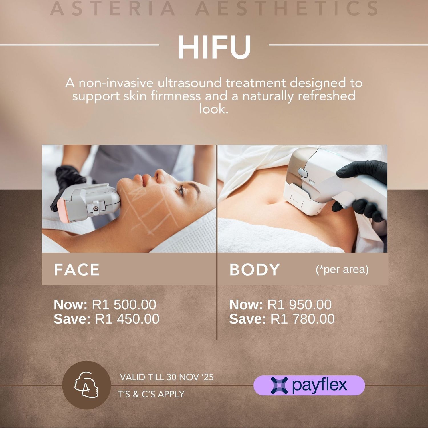 HIFU Body (*per area)