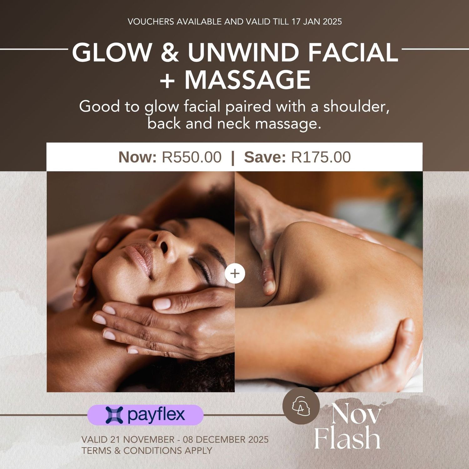 Glow & Unwind Facial + Massage