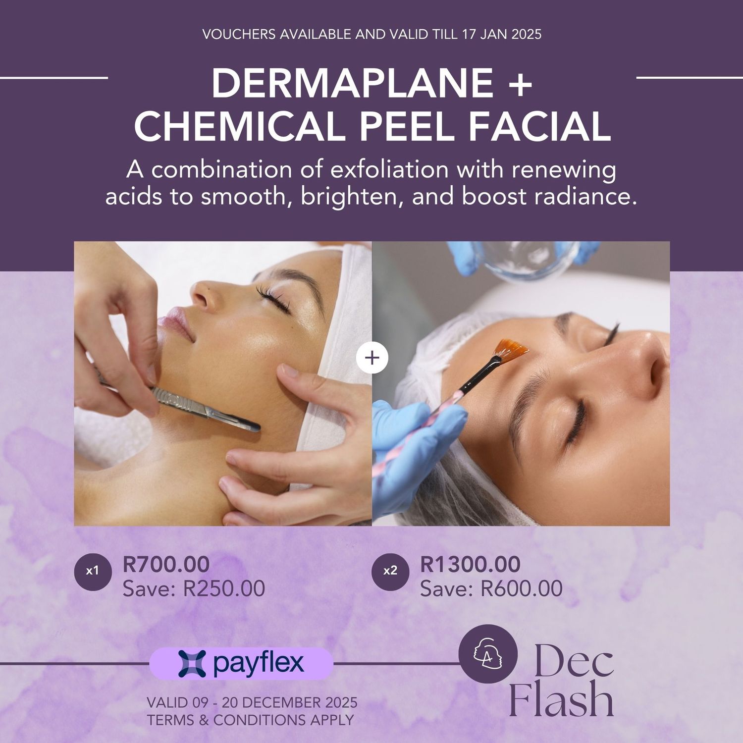 Dermaplan + Chemical Peel