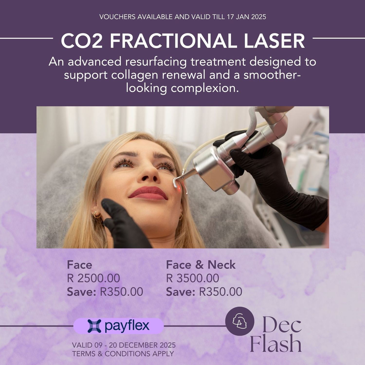 Co2 Fractional Laser - Face & Neck
