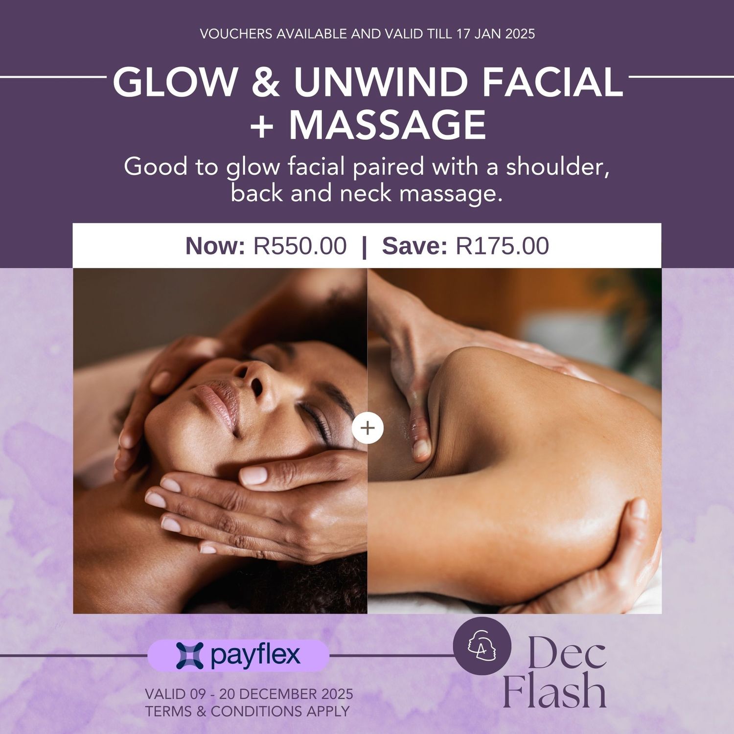 Glow & Unwind Facial + Massage Glow & Unwind Facial + Massage