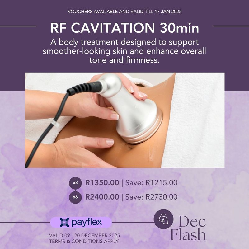 Cavitation Package of 3 sessions (30min e.a) Cavitation Package of 3 sessions (30min e.a)
