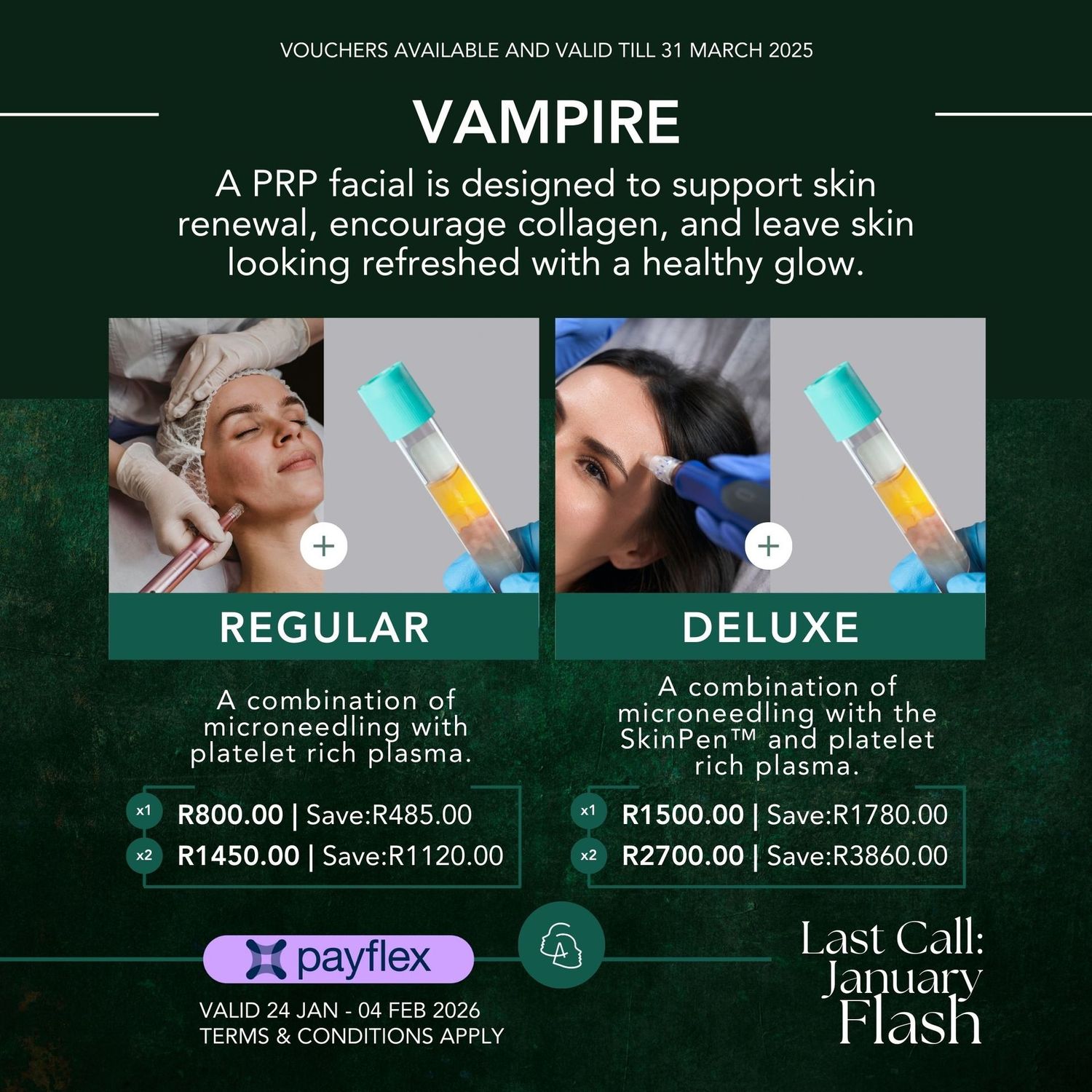 Vampire Deluxe Facial