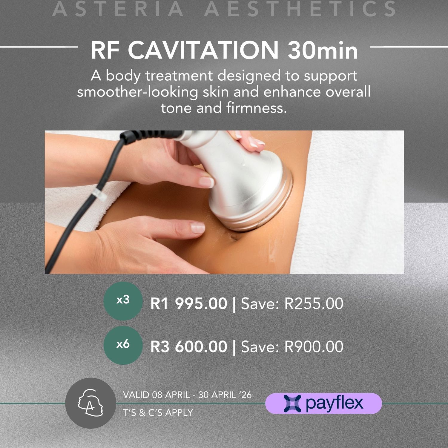 Cavitation Package of 3 sessions (30min e.a)