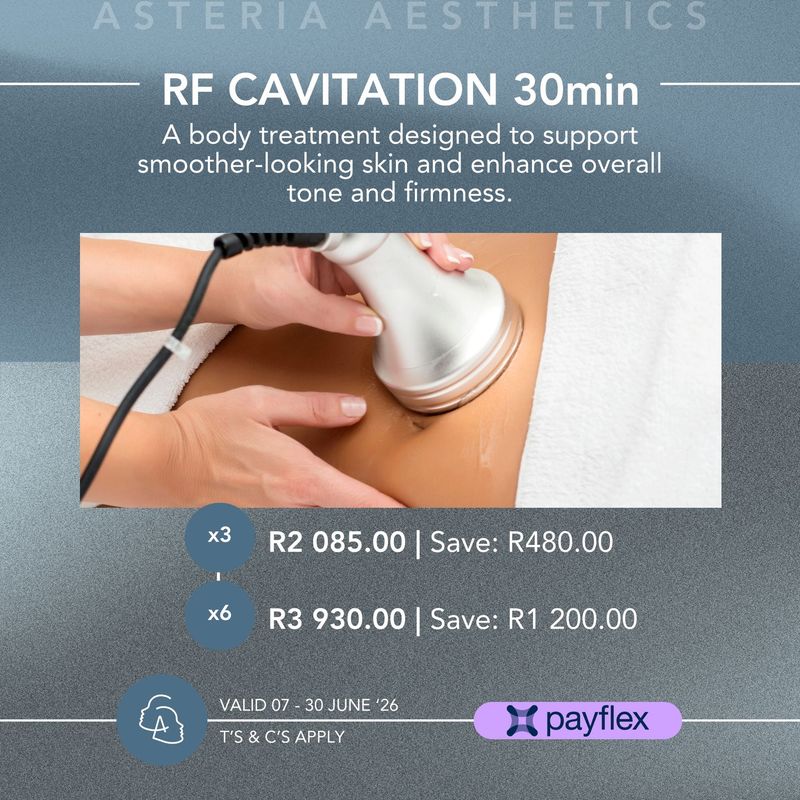 RF Cavitation package of 3 session (30min e.a) RF Cavitation package of 3 session (30min e.a)