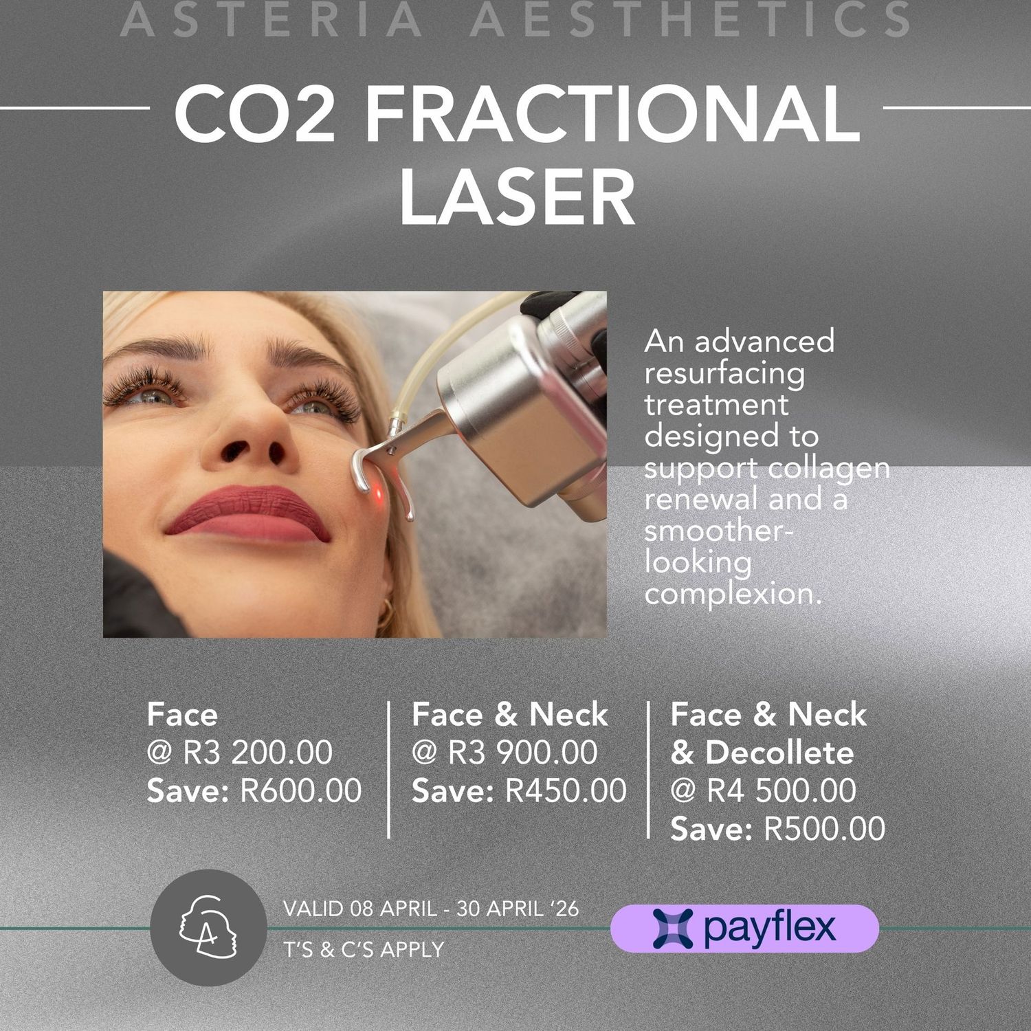 Co2 Fractional Laser - Face & Neck & Decollete