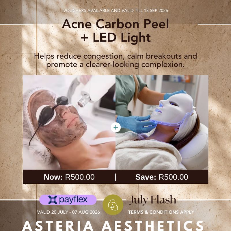 Acne Carbon Peel + LED Light Acne Carbon Peel + LED Light