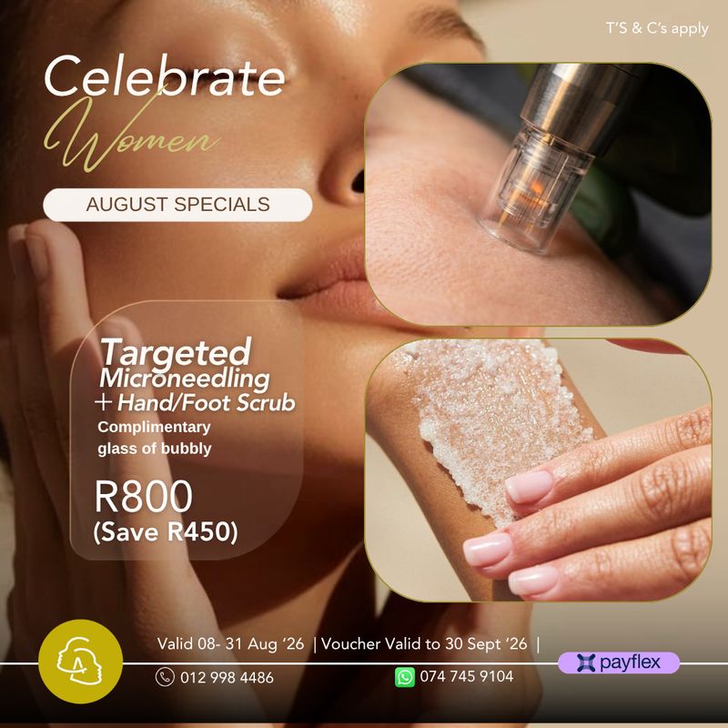 Targeted Microneedling + Hand/Foot Scrub Targeted Microneedling + Hand/Foot Scrub
