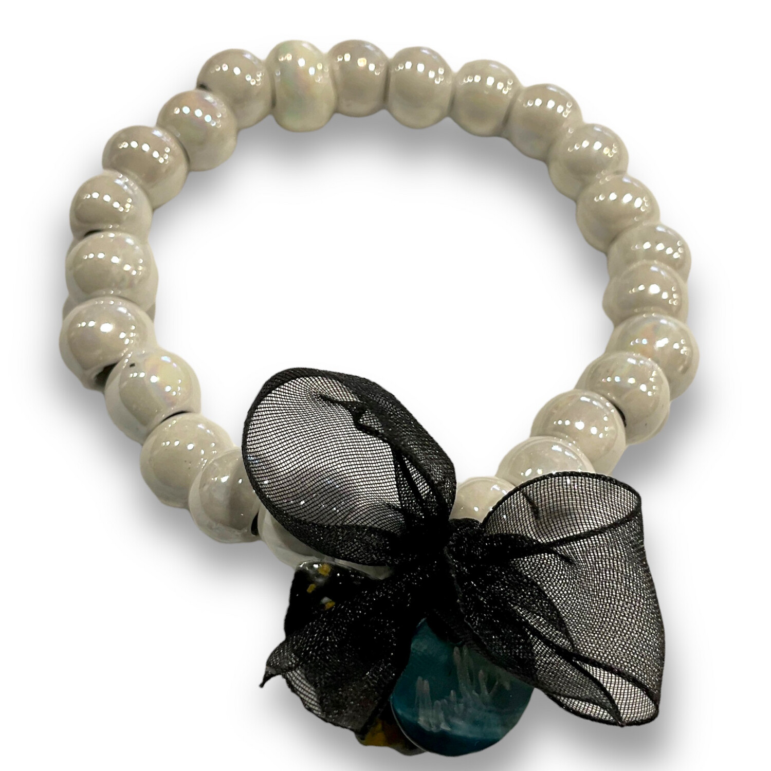 Bracelet de perles feuille de ginkgo