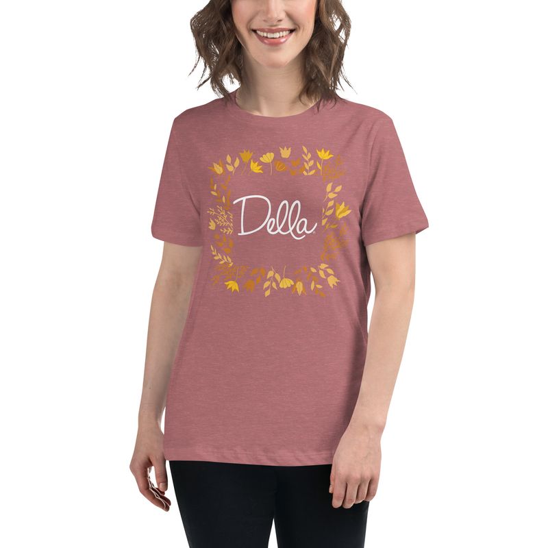 Elegant Border Della Rice T-Shirt