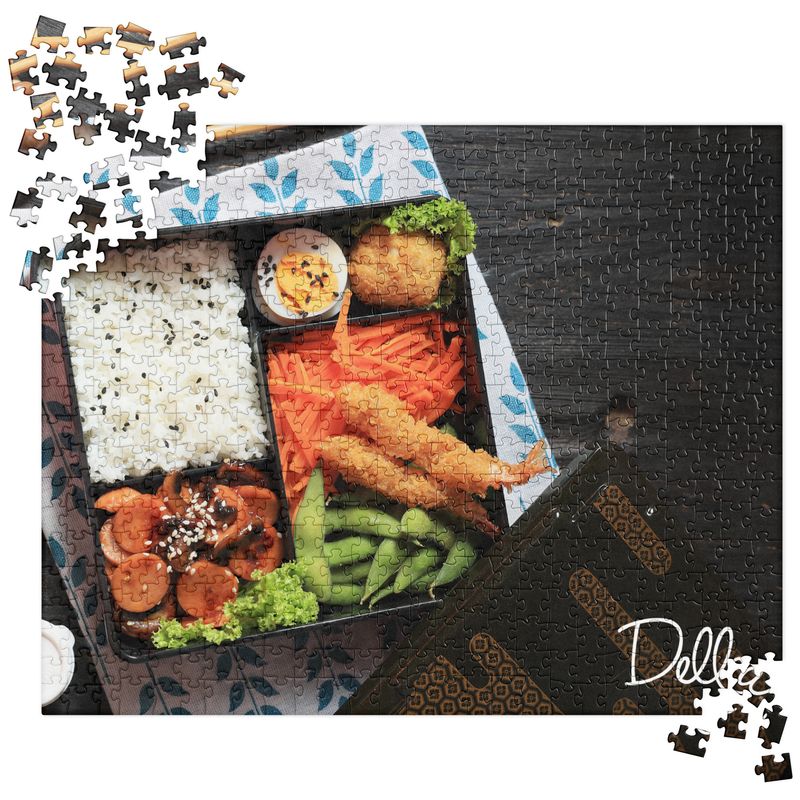 Japanese Bento Dark BG Puzzle