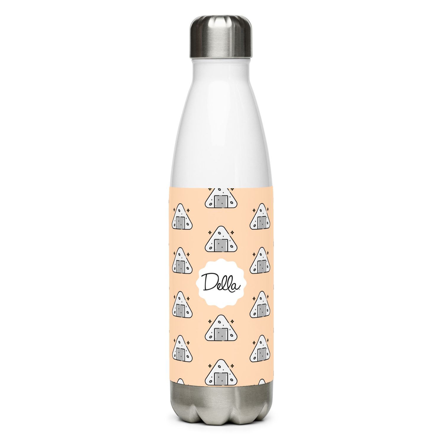 Orange Cream Onigiri Stainless Steel Water Bottle
