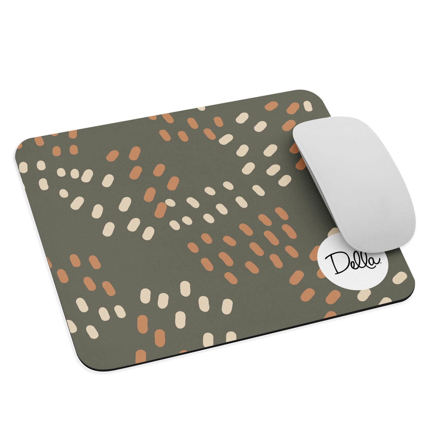 Retro Green Mouse Pad