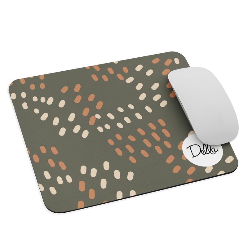 Retro Green Mouse Pad