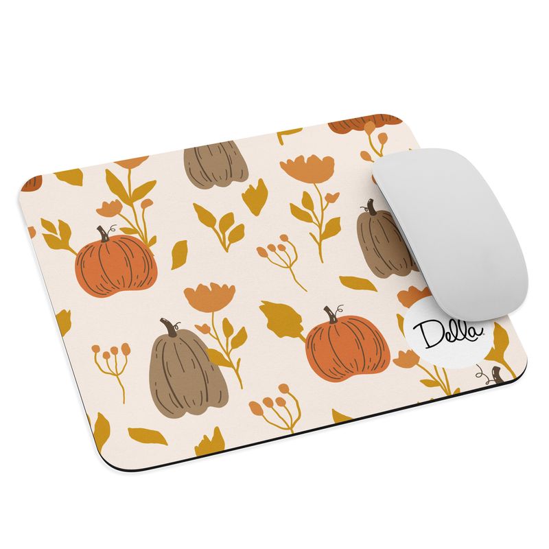 Pumpkin Theme Mouse Pad