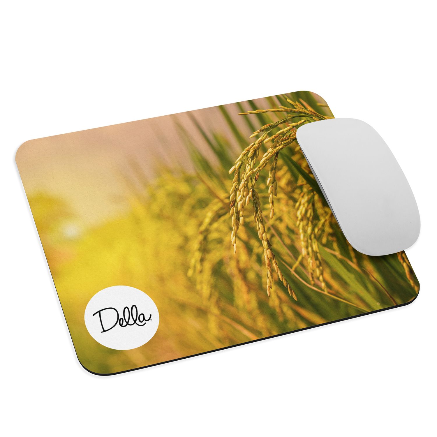 Rice Field Mouse Pad