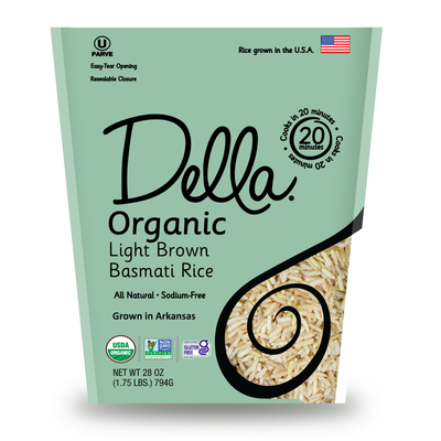 Della™ Organic Light Brown Basmati Rice - 28oz (Pack of 1)