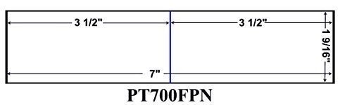 7" X 1 9/16" HALF TAPE (DOUBLE TAPE)