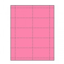 3 1/4" X 2" 7 PT PINK LASER POSTAL TRAY TAG