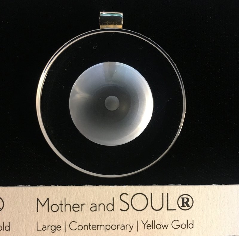 35: Mother and SOUL® Large Contemporary 14kt Yellow Gold