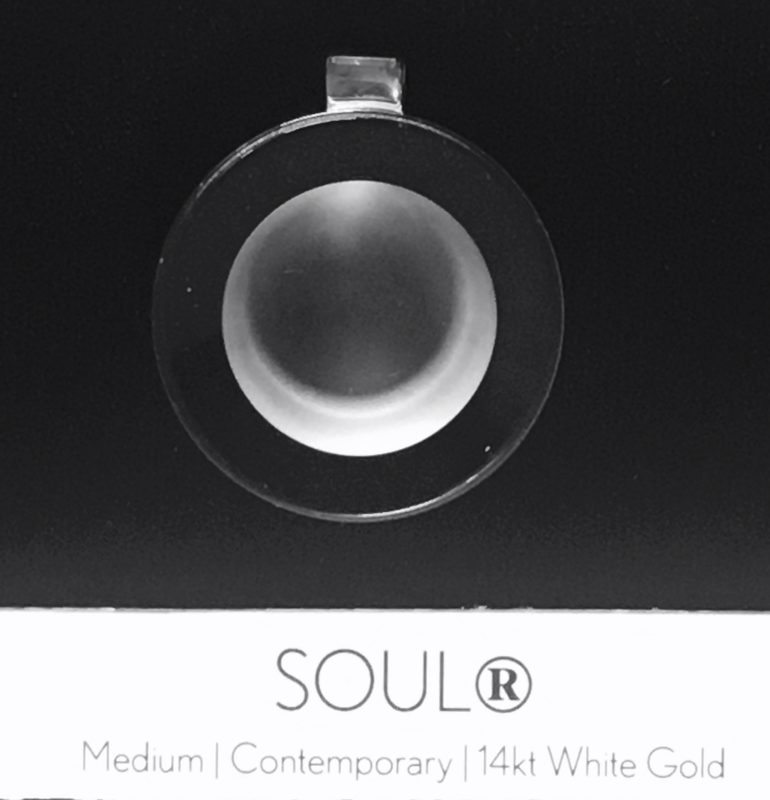 11: SOUL® Medium Contemporary 14kt White Gold