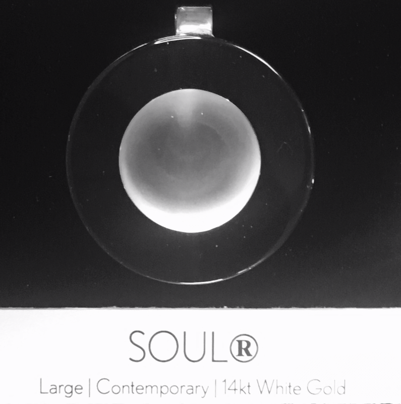 17: SOUL® Large Contemporary 14kt White Gold
