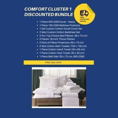 Comfort Bedding Cluster 1 Discounted Bundle