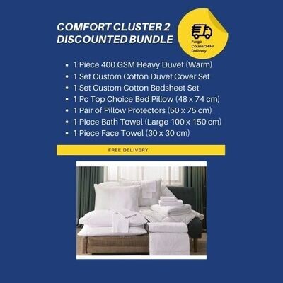 Comfort Bedding Cluster 2  Discounted Bundle