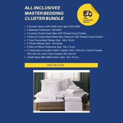 All Inclusive Master Cluster Bedding Bundle