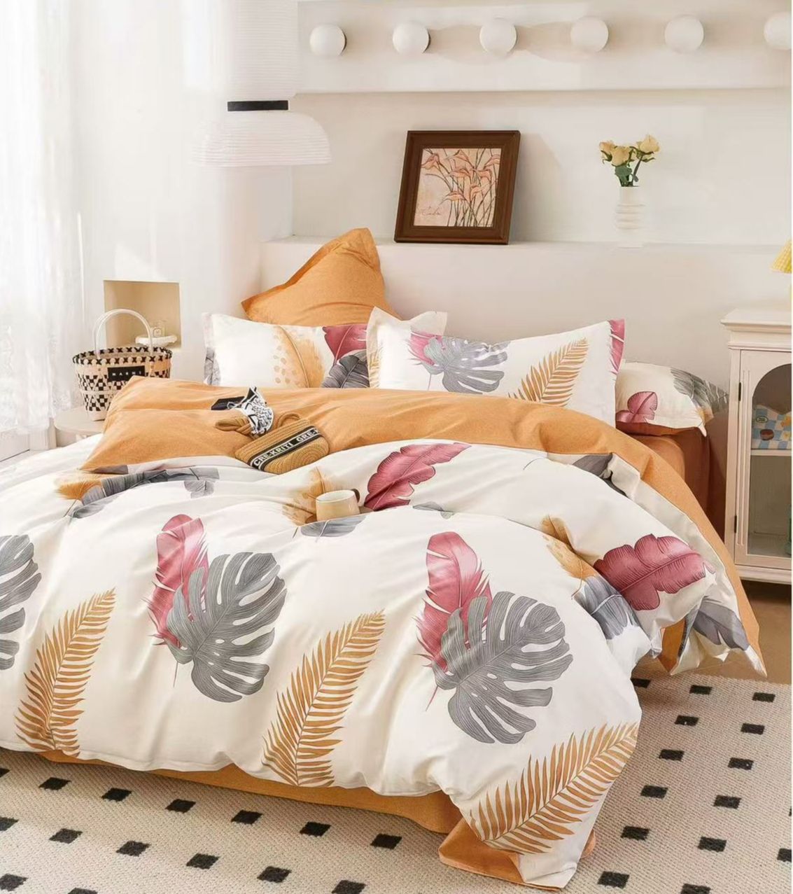 Bedsheet Set -2 Flat Sheets Set - 400 T.C. Print 100% Cotton