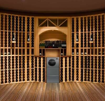 Weinklimagerät WineMaster IN50+ als integrierte Lösung