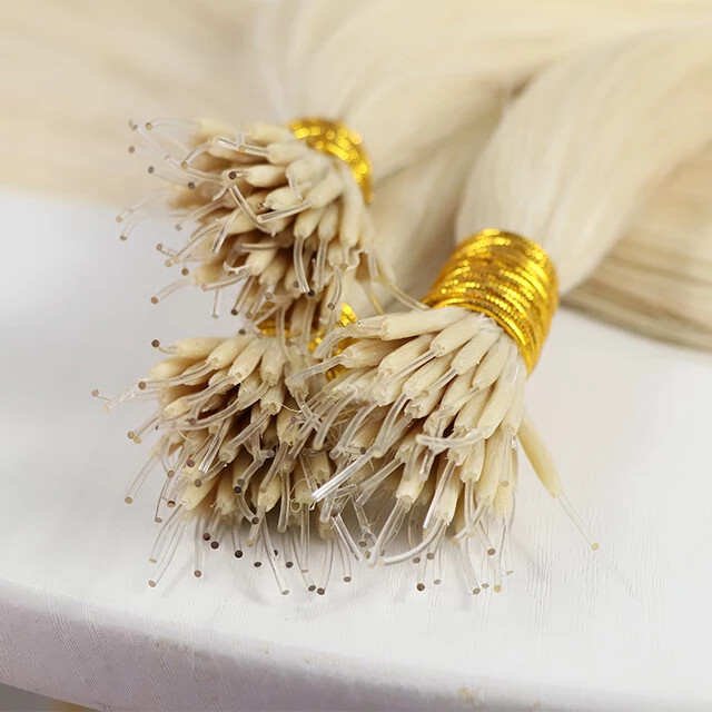 Blonde - Plastic Nano Application Hair Extensions