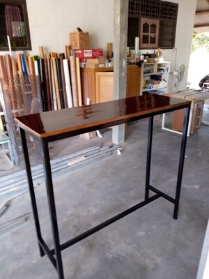 Minibar Industrial Rustic Jati Belanda 120*40*90