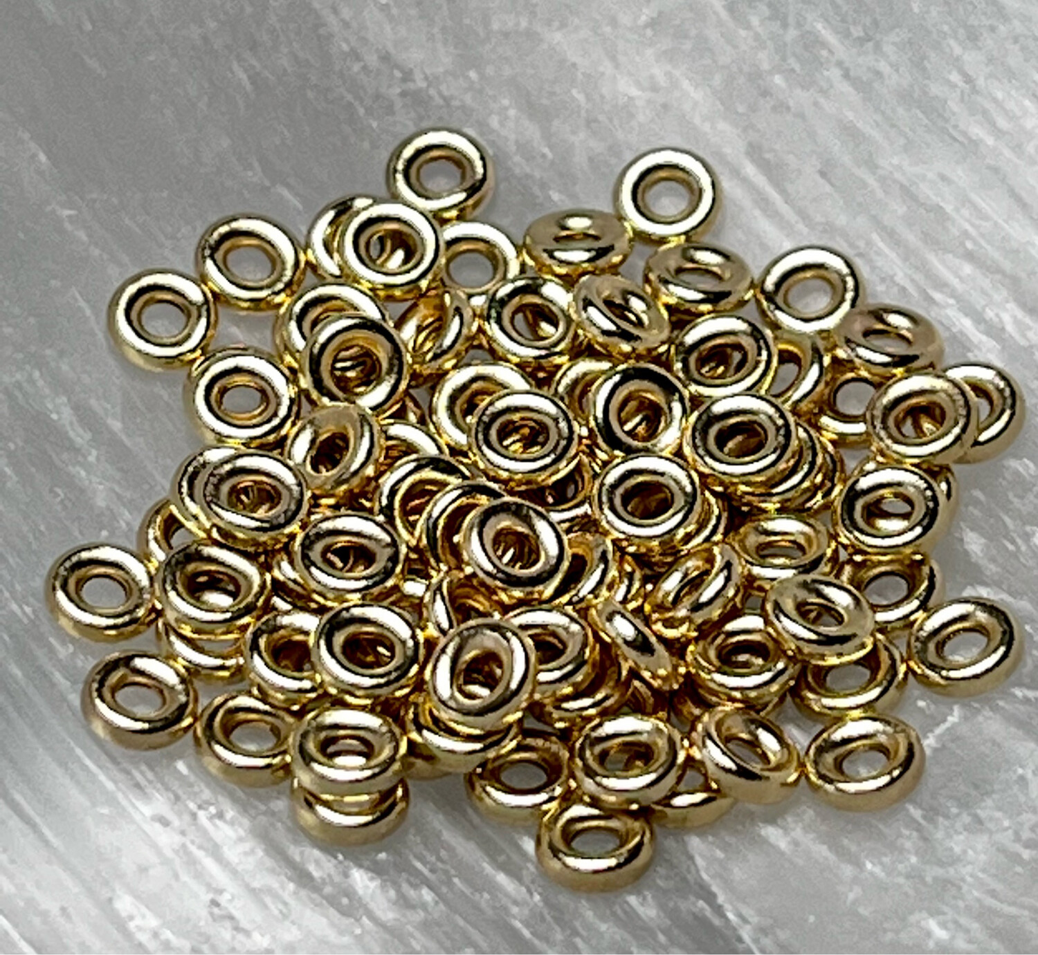 10 Karat Real Gold Spacer 3mm