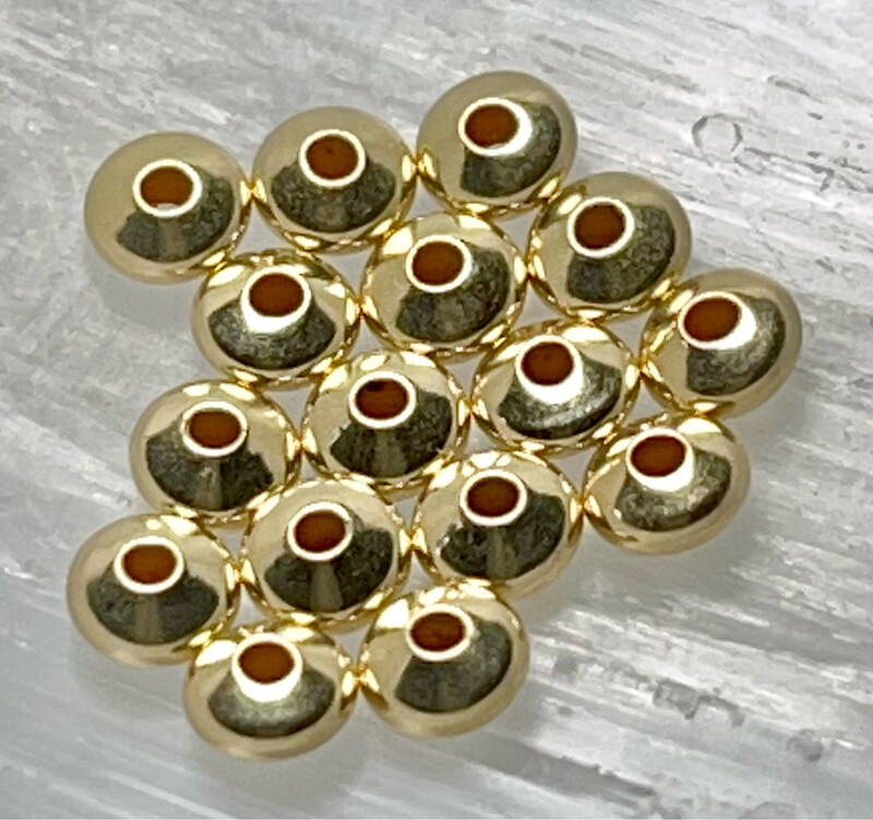 10 Karat Real Gold Abacus Spacer