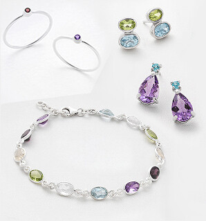 Natural Crystal/Gemstone with S925 Silver