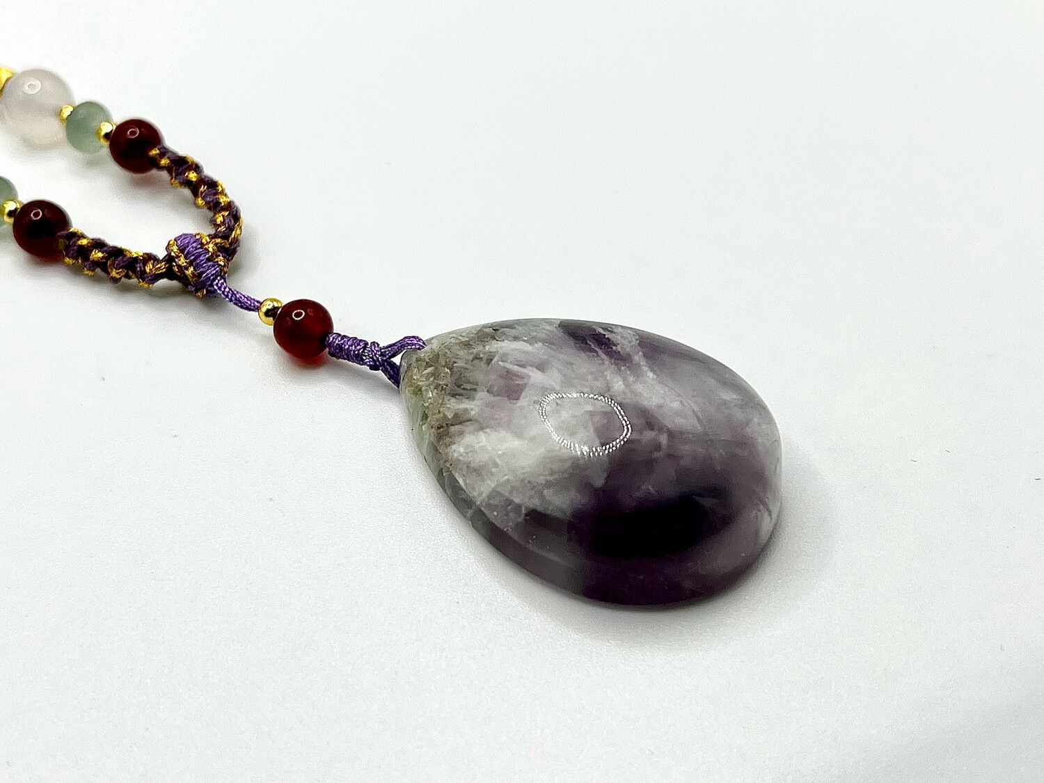 Natural Feather Flourite