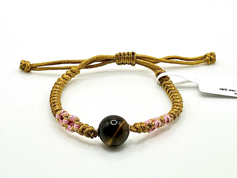 Natural Tiger Eye - 18K