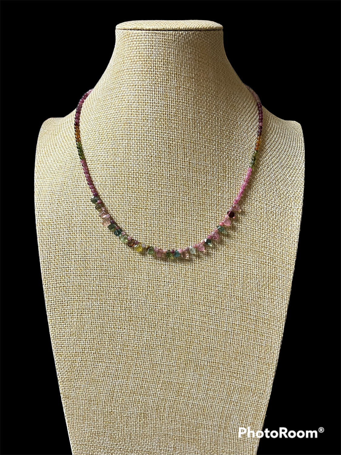 Natural Candy Tourmaline Necklace