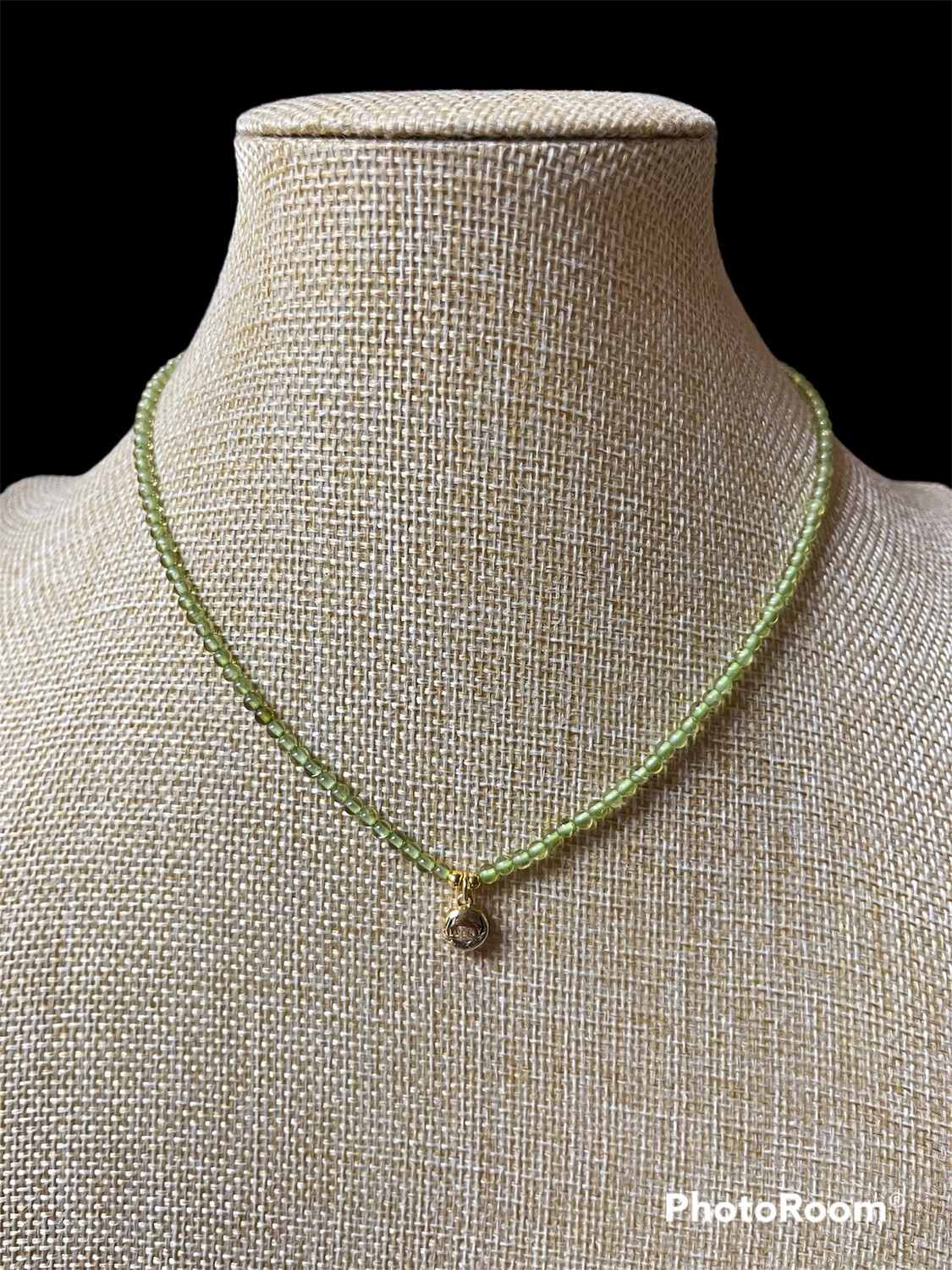 Natural Peridot with Lucky Pendant Necklace