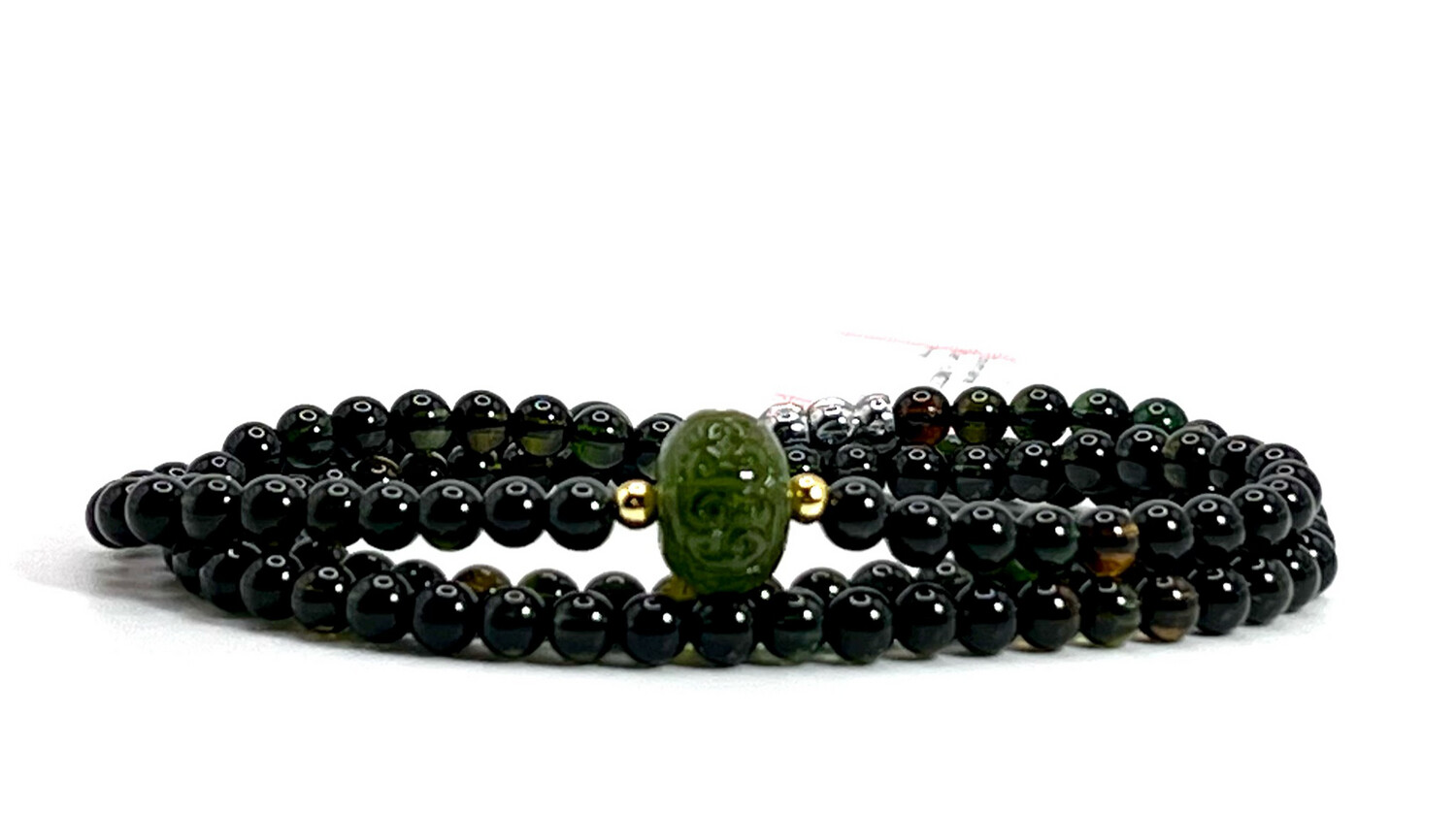 Natural Black Rose Tourmaline Necklace