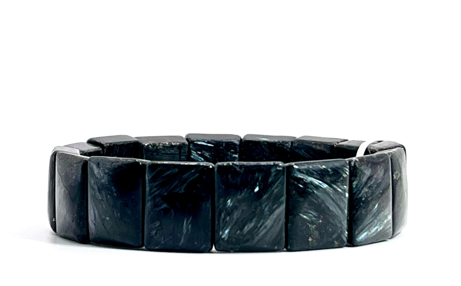 Natural Black Dragon Soft Bangle